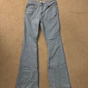 Levi's Women's Light Blue Flare Jeans